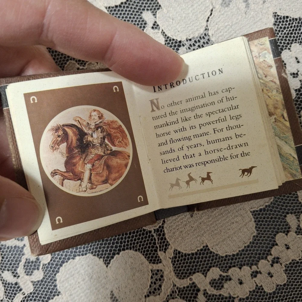 The Horse Vintage 1996 Joanne‎ Bollenbacher Ariel Readable Miniature Book RARE